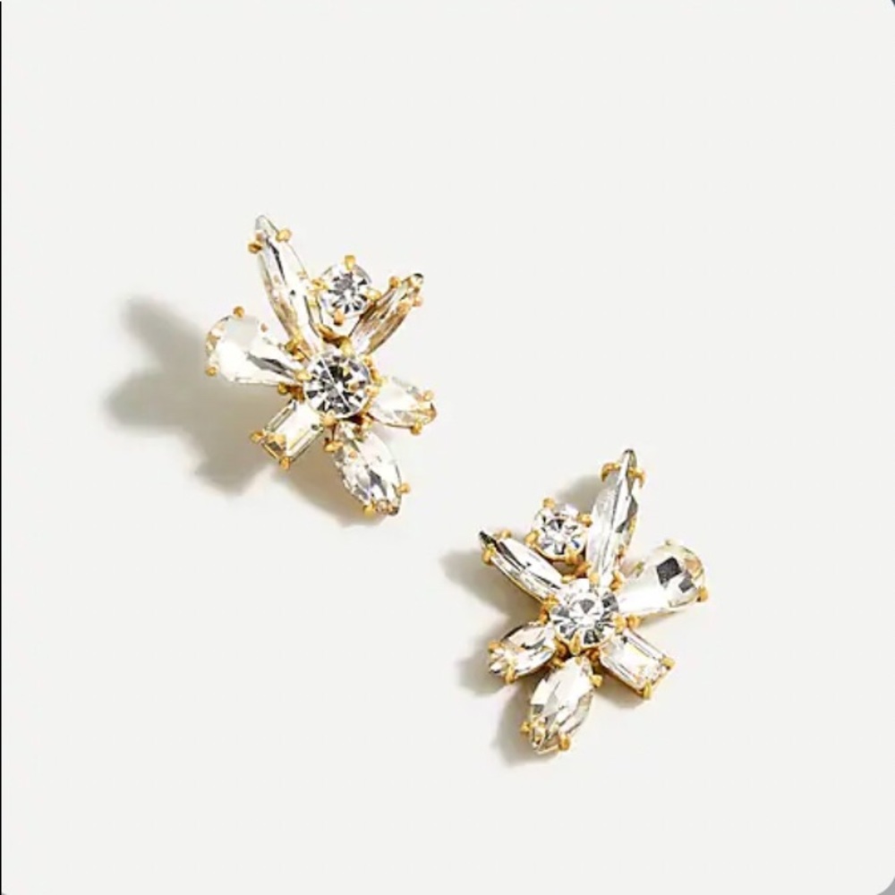 NWT J. Crew Gem Burst‎ Stud Earrings